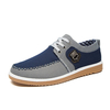 Men Mesh Fabric Splicing Color Blocking Breathable Sport Casual Shoes