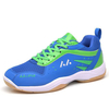 Men Mesh Splicing Shock Absorption Insole Indoor Training Badminton Shoes