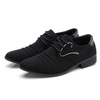 Men Metal Decoration British Style Pointed Toe Casual Formal Shoes