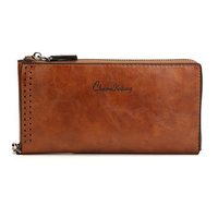 Men Microfibric Leather Business Portable Wallet