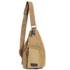Men Military Canvas Crossbody Bag Travel Hiking Shoulder Bag