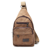 Men Military Canvas Shoulder Sling Chest Bags Casual School Bag
