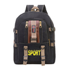 Men Multi-pocket Casual Canvas Outdoor Sports Backpack Students School Bags Shoulder Bags
