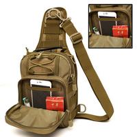 Men Multifunction Outdoor Sport Chest Pack Crossbody Single Shoulder Bag