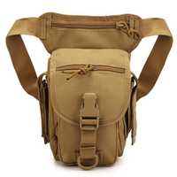 Men Multifunctional Tactical Waist Bag Canvas Bikecycle Motocycle Outdoor Travel Leg Bag