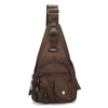 Men Nylon Outdoor Sports Crossbody Bag Leisure Capacity Multi-pocket Chest Bag