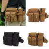 Men Nylon Tactical Military Crossbody Bag Travel Water Bottle Belt Waist Bag