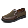 Men Old Peking Style Fabric Breathable Flat Slip On Casual Shoes