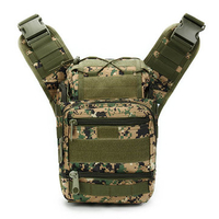 Men Oxford Waterproof Camo Tactical Shoulder Camera Crossbody Chest Bag