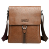 Men PU Leather Crossbody Bag Casual Business Shoulder Bag