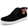 Men Suede British Style Pure Color High Top Sport Ankle Casusl Boots