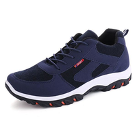Men Suede Splicing Wear Resistant Lace Up Sport Casual Sneakers