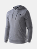 Men Thick Warm Hoodie Casual Stitching Color Zipper Tops Sweatshirt