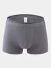 Men Underwear Solid Color Soft Underpants Men Hipster U Convex Pouch Underwear