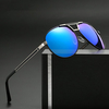 Men UV Protection Polarized Driving Goggle Eyeglasses Alloy Pilot Sunglasses