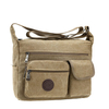 Men Vintage Canvas Crossbody Bag Outdoor Casual Shoulder Bag