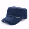 Men Vintage Military Outdoor Cotton Plain Cadet Army Hat Adjustable Flat Baseball Cap
