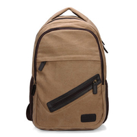 Men Vintage Retro Style Canvas Casual Backpack Durable 15