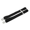 Men Women 4 Clips Black No Cross-strap Suspenders