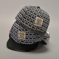 Men Women Adjustable Baseball Cap Flat Bill Paisley Hippie Snapback HipHop Hat