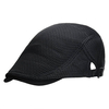 Men Women Beret Forward Cap Breathable Mesh Cap Peaked Cap
