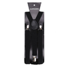 Men Women Black Clip-on Suspenders Elastic Y-Shape Adjustable Braces