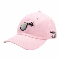 Men Women Bomb Cartoon Hip Hop Hat Kpop Sport Curved Strapback Baseball Cap