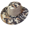 Men Women Bucket Hat Mesh Hunting Fishing Outdoor Cap Wide Brim Military Sun Cap