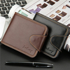 Men Women Business Casual PU Leather Hasp Card Holders Wallet Purses