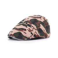 Men Women Camouflage Beret Cap Sun Visor Outdoors Forward Cap