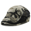 Men Women Camouflage Mesh Cotton Beret Cap Camo Newsboy Gorras Visors Sun Hat