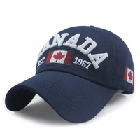 Men Women Canada Embroidery Baseball Cap Flag Snapback Adjustable Hat