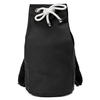 Men Women Canvas Casual Bucket Draw String Large Capacaity Backpack