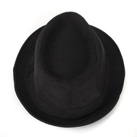 Men Women Casual Fedora Trilby Straw Panama Beach Sun Cap Wide Brim Bowler Hat
