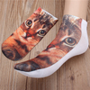 Men Women Casual Low Cut Ankle Socks Cotton 3D Printed Animals Socks