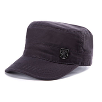 Men Women Cotton Army Flat Baseball Cap Vintage Military Style Adjustable Sport Sun Hat