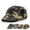 Men Women Cotton Camouflage Beret Cap Buckle Adjustable Paper Military Cabbie Golf Hat