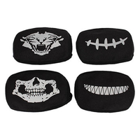 Men Women Cotton Mouth Mask Noctilucence Luminous Cartoon Pattern Anti-Dust Mask