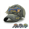 Men Women Cotton Vintage Embroidery Baseball Cap Adjustable Golf Snapback Hat