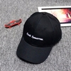 Men Women Curved Hat Letter Visor Hip Hop Strapback Adjustable Baseball Cap