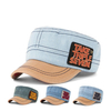 Men Women Denim Flat Baseball Cap Hat Patch Adjustable Outdoor Vintage Cap