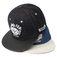 Men Women Denim Snapback Hats Baseball Caps Adjustable Hip Hop Hat
