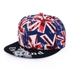 Men Women England UK Hip Hop Hat Britain Flag Visor Sunshade Baseball Cap