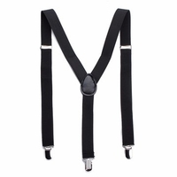 Men Women Fashion Clip-on Suspenders Elastic Y-Shape Adjustable Braces