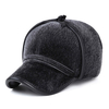 Men Women Faux Mink Fur Earflap Earmuffs Baseball Cap Outdoor Ear Protective Hat