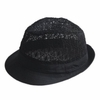 Men Women Fedora Jazz Hat Hollow Top Summer Beach Cap