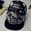 Men Women Floral Print Adjustable Baseball Cap Flat Bill Paisley Hippie Snapback Hip Hop Hat