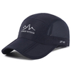 Men Women Foldable Quick-dry Thin Breathable Baseball Caps Adjustable Flat Outdoor Visors Hats