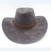 Men Women Fuax Leather Western Cowboy Hats Beach Sun Hat Outdoor Camping Cap