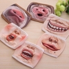 Men Women Funny 3D Human Expression Face Mask Teeth Anti-dust Mouth Protector
